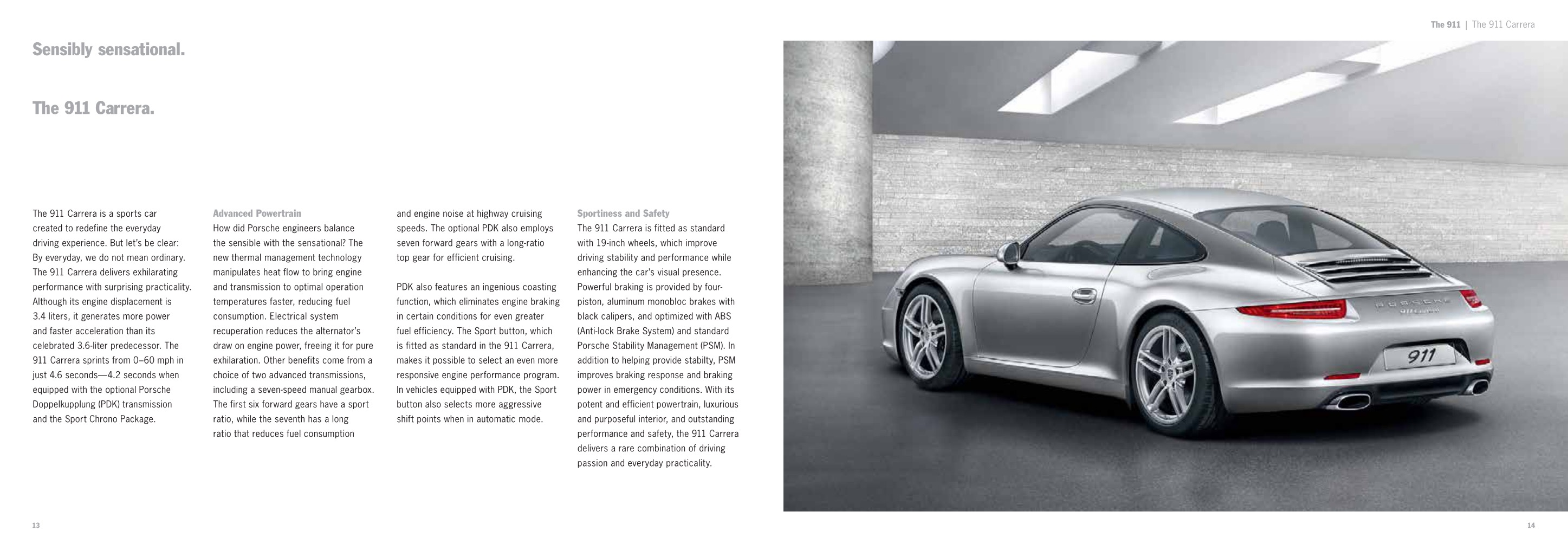 2013 Porsche 911 Brochure Page 16